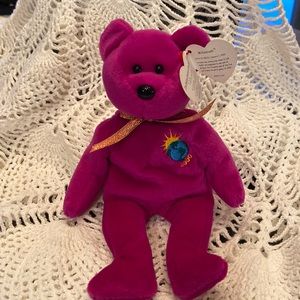 Ty Beanie Babies Collectible Pink Millennium Stuffed NWT